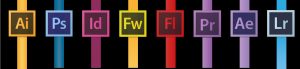 Logos aplicaciones Adobe Creative Cloud