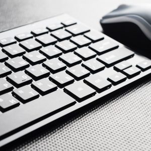 keyboard and mouse on the table .