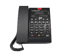 Teléfonos inalámbricos VTech modelo CTM-A2510. Equipo para hoteles. Con altavoz, líneas SIP.
